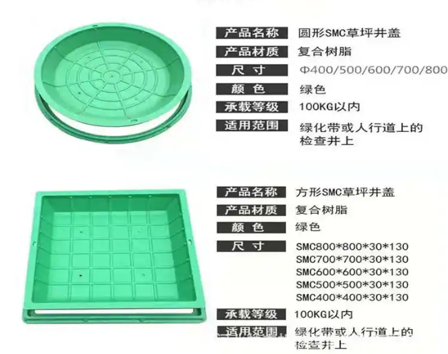 瓜州树脂复合种植井盖展示